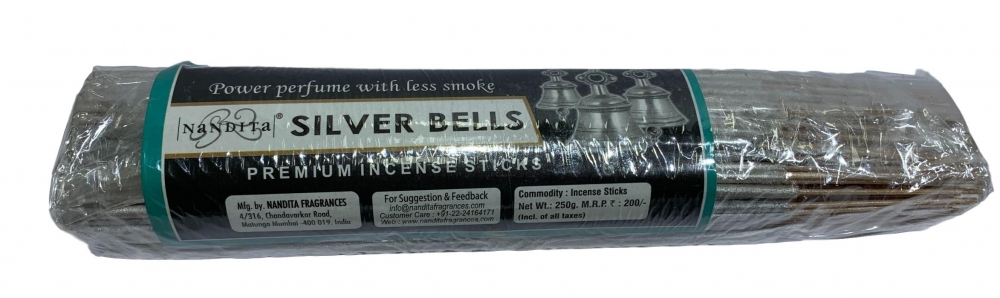Nandita Silver Bell Premium Incense Stick 250 gms
