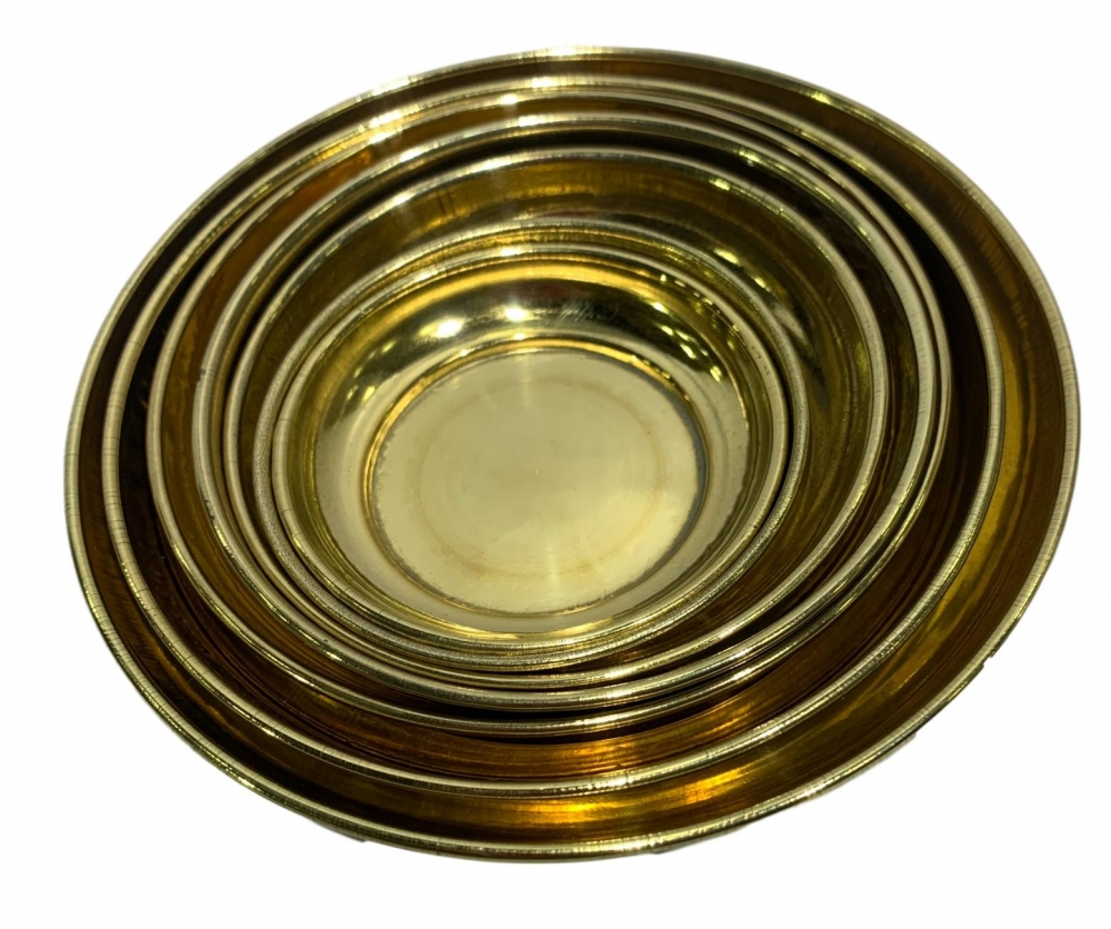 Brass Brim Pooja Plate No :1