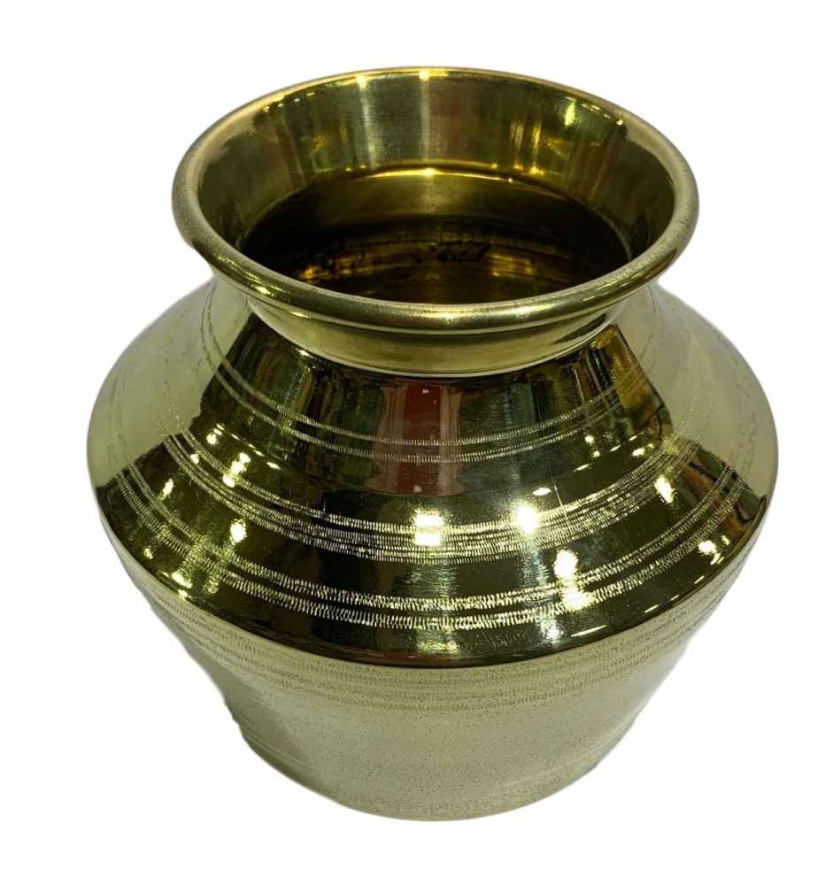Brass Pooja Kalasam or Kudam or Pot No 2 size 6 inches