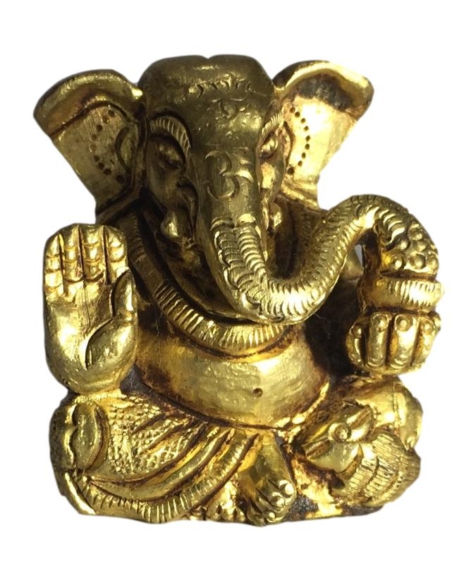 Taklu Ganesh Brass Antique 2 inch 