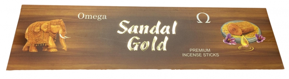 Omega Sandal Gold Premium Incense Sticks
