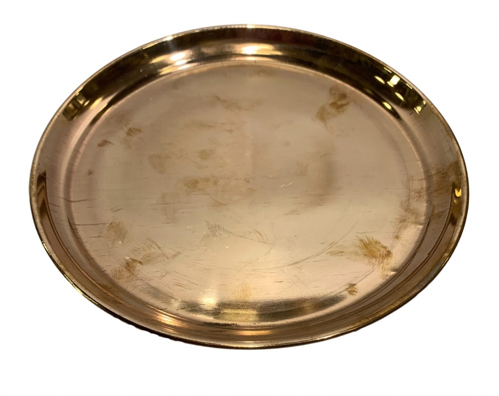 Copper Halwa Plate No 9