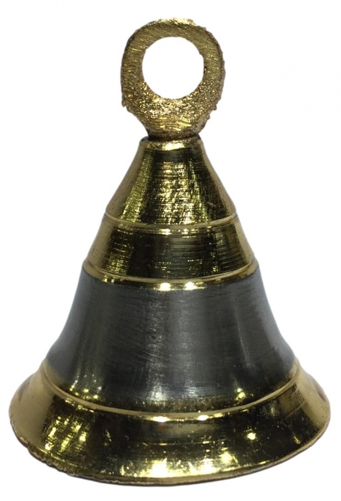 Silver Golden Pooja Room Door Brass Bell No 2