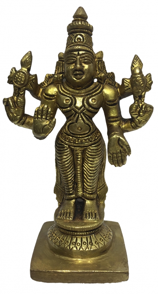 Srinivasa Perumal Brass Antique 5 Inch 