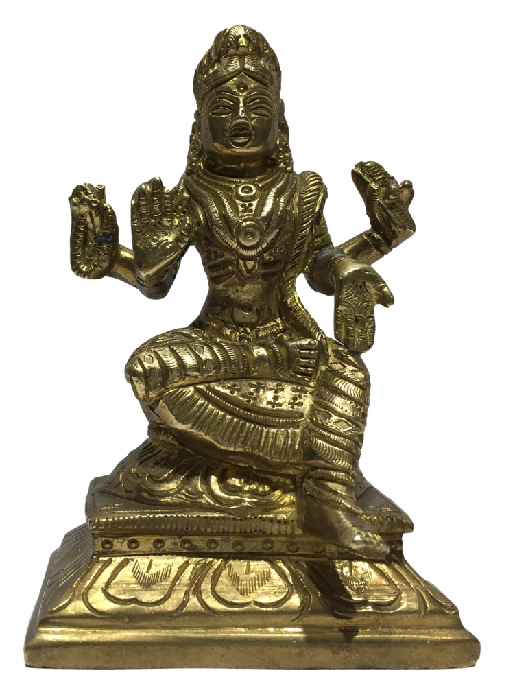 Balambika  Brass Antique Figurine 4 Inch 550 gms