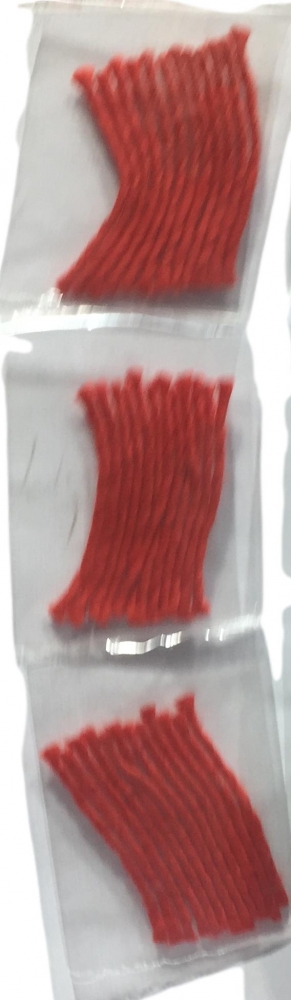 Red Colour Wicks (Pack Of 3)