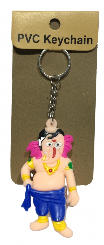 Bal Ganesh  Rubber Key Chain