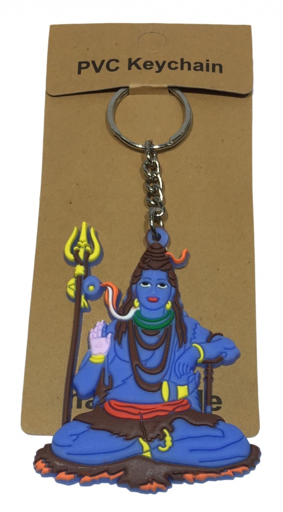 Yogi Shiva Rubber Key Chain