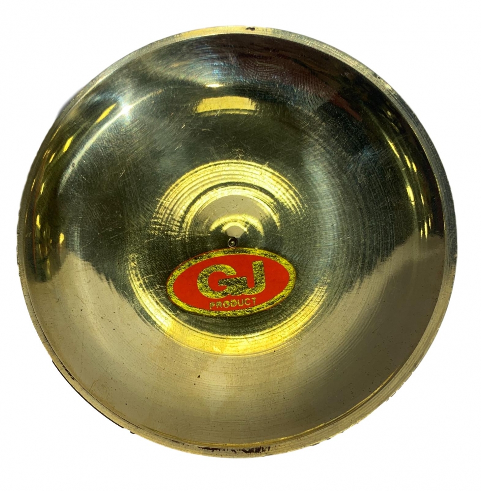 Brass plain Multipurpose Pooja Pin Tray size 3.8 inch