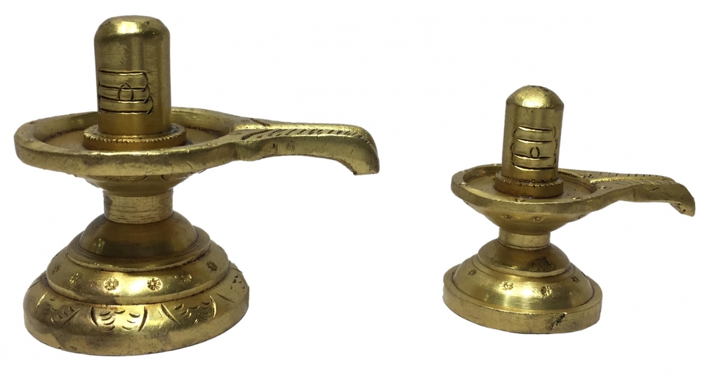 Brass Shiva Lingam 1.8 Inch