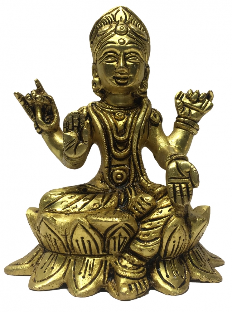 Bala Thripura Sundari Brass Antique 4.5 inch