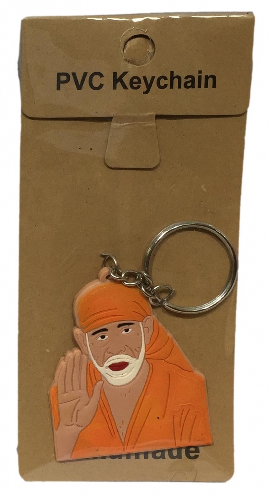 Sai Baba Rubber Key Chain