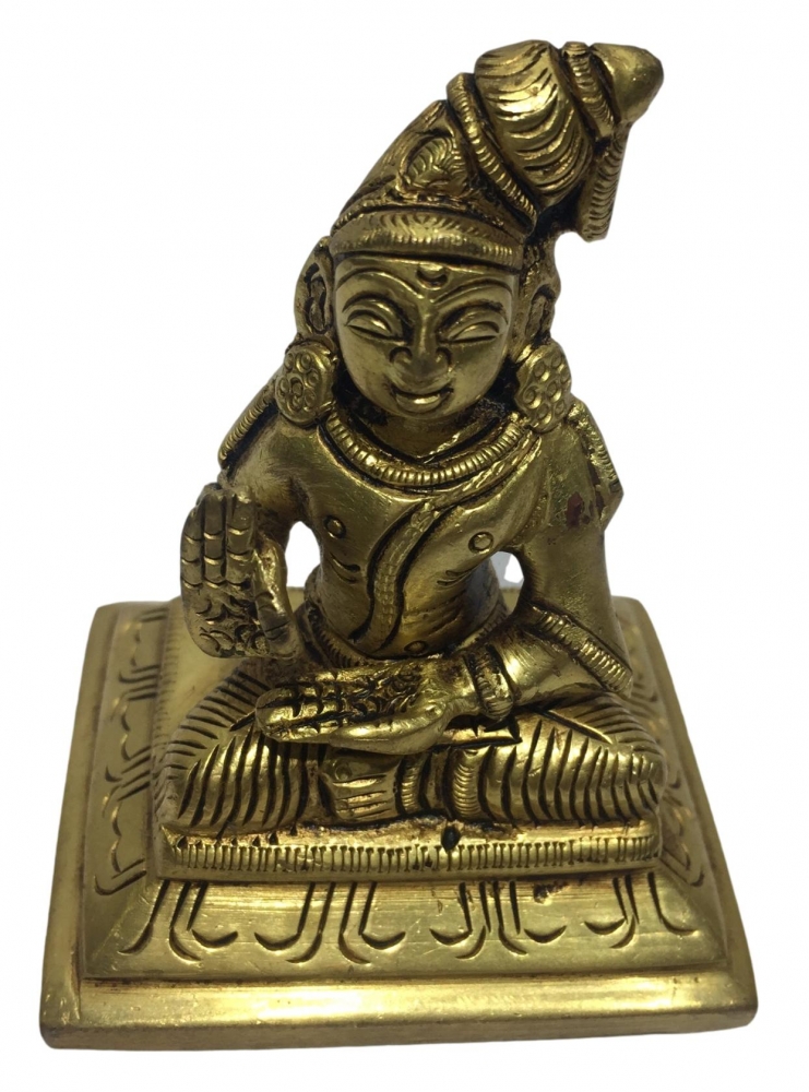 Nammazhwar Brass antique Vigraham 3 Inch