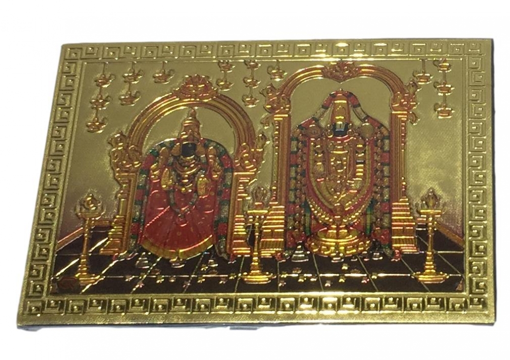 Srinivasar Padmavati Thayar Fridge Magnet 6.25 X 8.5 Cms