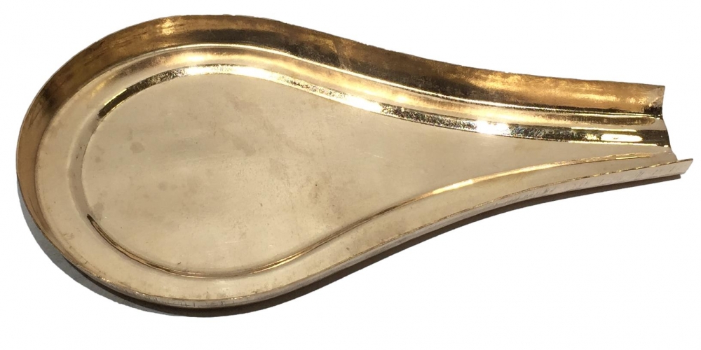 Copper Oval Abisheka Plate Or Tray Size No 2