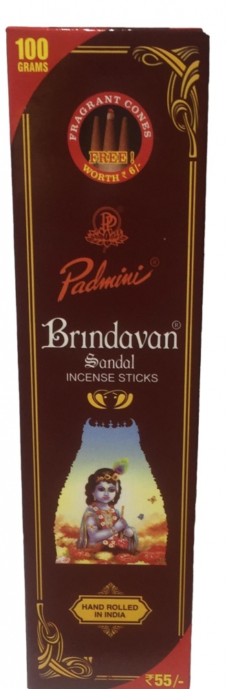 Padmini Brindavan Sandal Incense Sticks genuine Sandal wood Hand Rolle