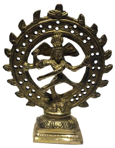 Arch Nataraja Brass Antique  Figurine 6 Inch