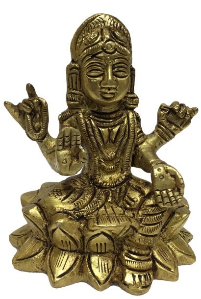 Bala Thirpura Sundari Brass Antique Sculpture 3.5 Inch