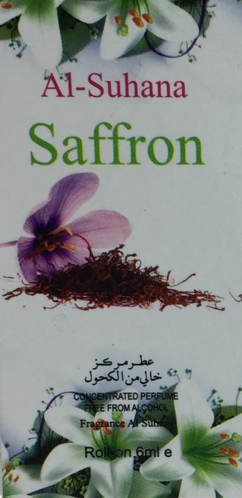 Al Suhana Saffron Concentrated Alcohol Free Roll On 6 ml