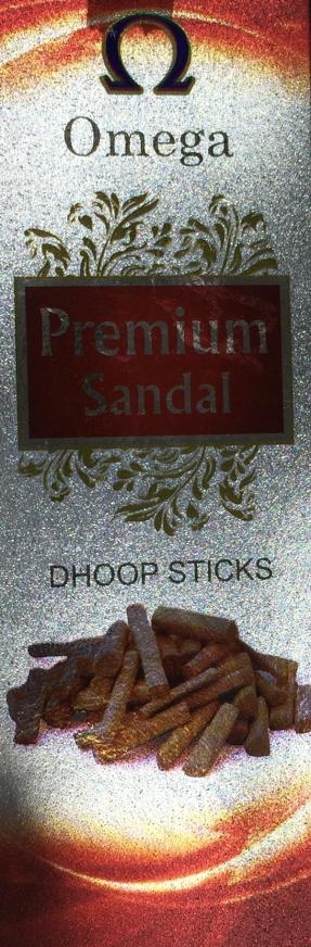 Omega Premium Sandal Dhoop Sticks 