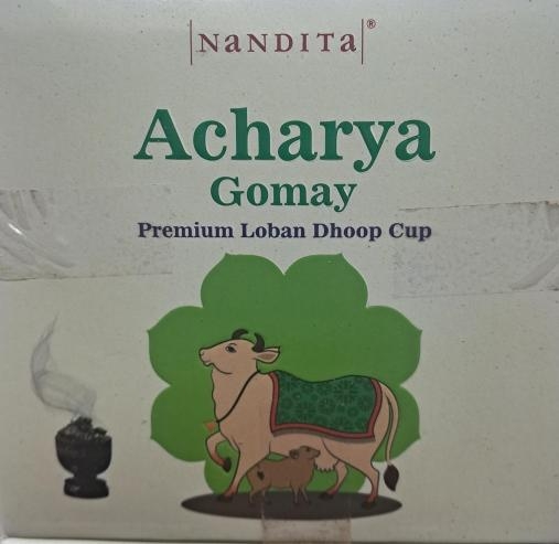 Nandita Acharya Gomay Premium Loban Dhoop Cups