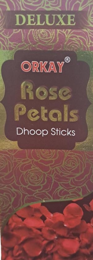 Orkay Rose Petals Dhoop Sticks Deluxe