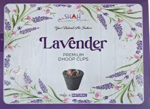 Shah Fragrances Lavender Premium Dhoop Cups