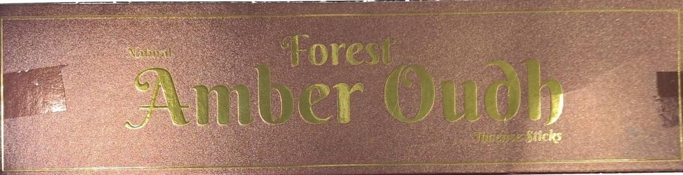 Forest Natural Amber Oudh Incense S