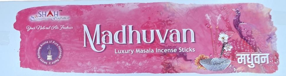 Shah Fragrances Madhuvan Luxury Masala Incense Sticks