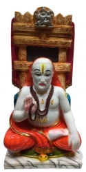 Sri Guru Ragavendra Multicolour Marble Dust Figurine  Showpiece Gift size 12 inch