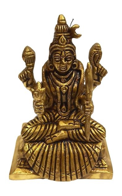 Sri Sharadamba Devi Brass Antique Sculpture size 4 inch