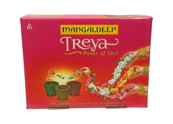Treya Cup Sambrani / Power of 3 in 1 Fragrances