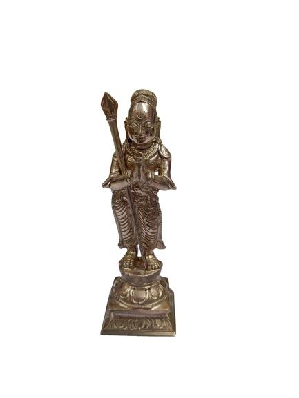 Sri Thirumangai Azhwar Parakaalan Panchaloga Figurine / Kaliyan Impon Murthi / Size 5 inch