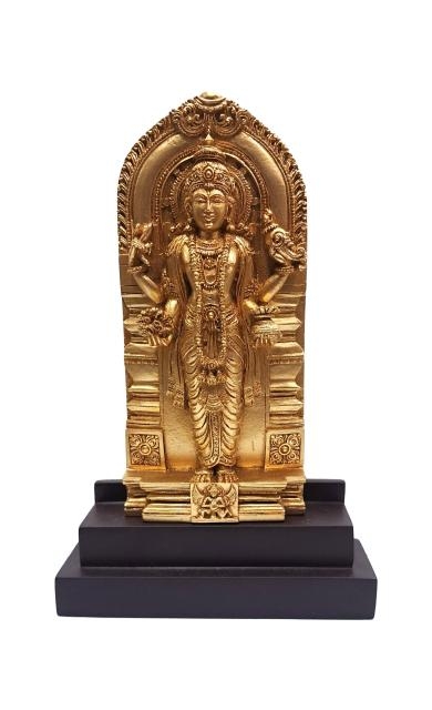 Sri Dhanvanthri Bagwan Lord of Medicine / Health Fibre Figurine Decorative Showpiece Size 8.5 inch